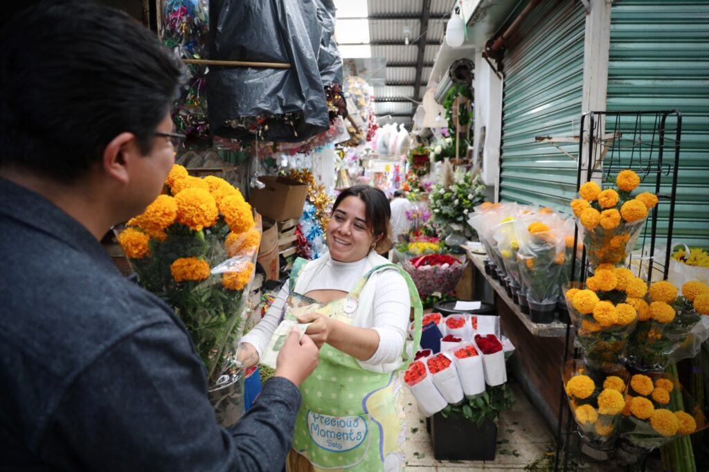 flores día de muertos Edoméx