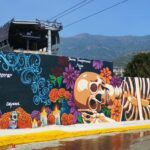 día de muertos mega mural Ecatepec